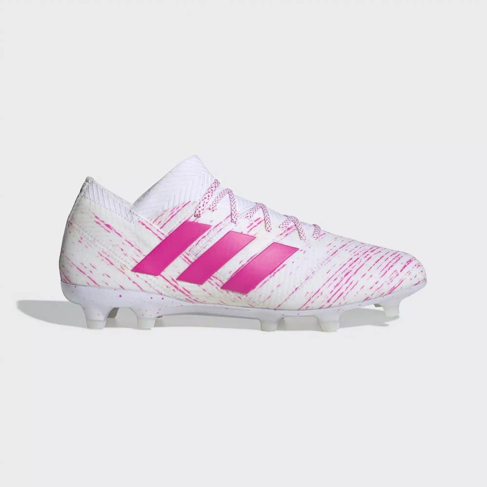 Adidas Nemeziz 18.1 Firm Ground Tacos de Futbol Blancos Para Hombre (MX-99053)